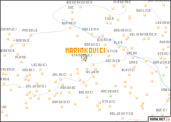 map of Marinkovići