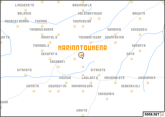map of Marinntouména