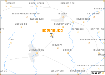 map of Marinovka