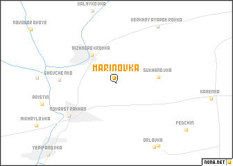 map of Marinovka