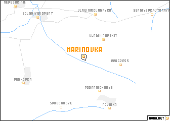 map of Marinovka