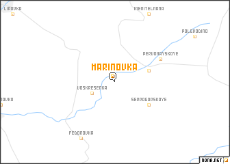 map of Marinovka