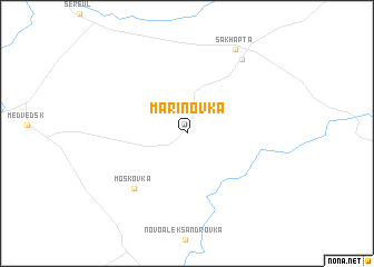 map of Marinovka