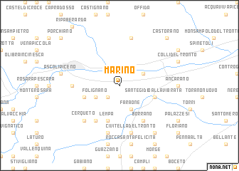 map of Marino