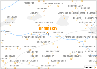 map of Marinskiy