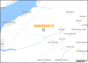 map of Marʼinskoye