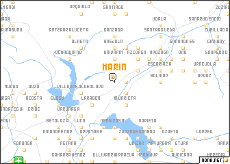 map of Marín