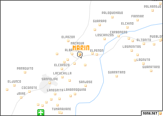 map of Marín