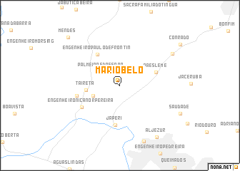map of Mário Belo