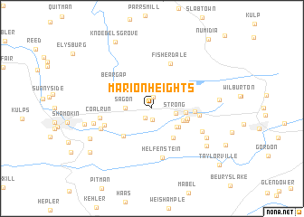 map of Marion Heights