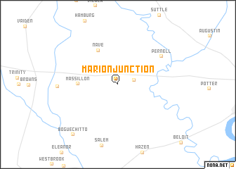 map of Marion Junction