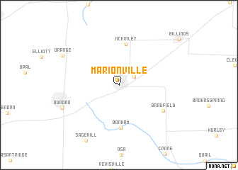 map of Marionville