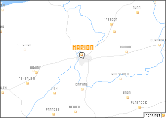 map of Marion