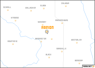 map of Marion