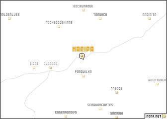 map of Maripá