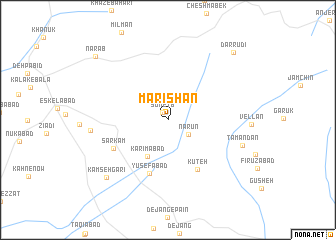 map of Mārīshān