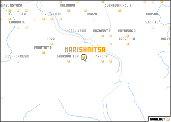 map of Marishnitsa
