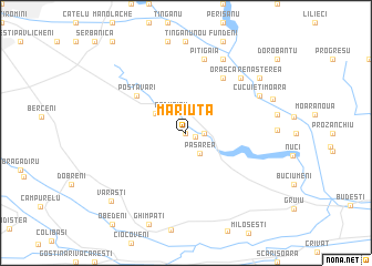 map of Măriuţa