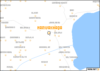 map of Marīvakh Āqā