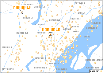 map of Māriwāla