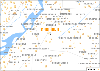 map of Māriwāla