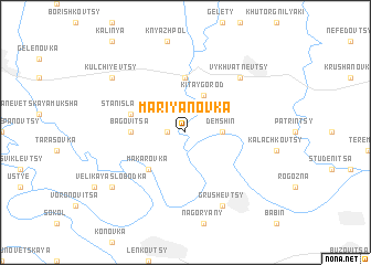 map of Mariyanovka