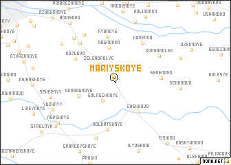 map of Mariyskoye