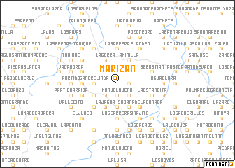 map of Marizán