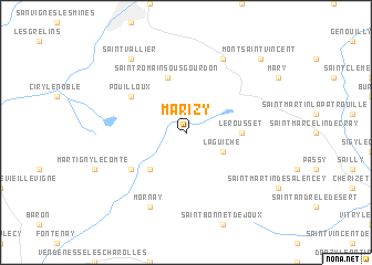 map of Marizy