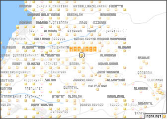 map of Marjabā