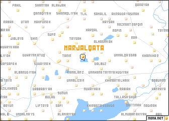 map of Marj al Qaţā