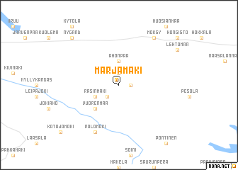 map of Marjamäki