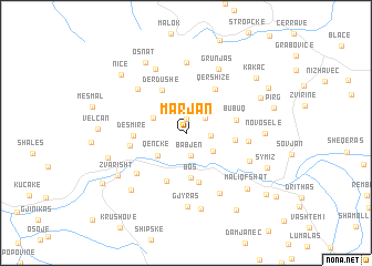 map of Marjan