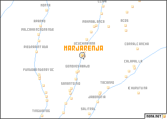 map of Marjarenja
