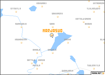 map of Marjasuo