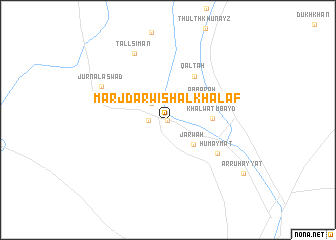 map of Marj Darwish al Khalaf