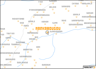 map of Markabougou