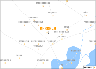 map of Markala