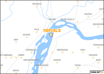 map of Markala