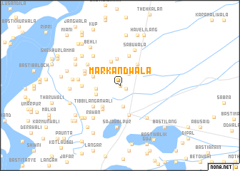 map of Markandwāla