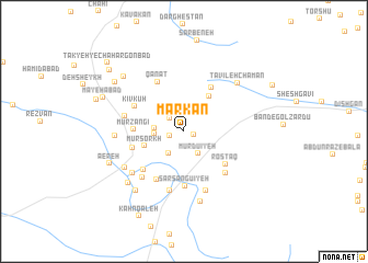 map of Mārkan