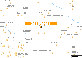 map of Markaz Bilād at Ta‘ām