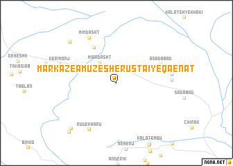 map of Markaz-e Āmūzesh-e Rūstā\