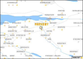 map of Markeby