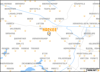 map of Markee