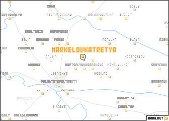 map of Markelovka Tretʼya