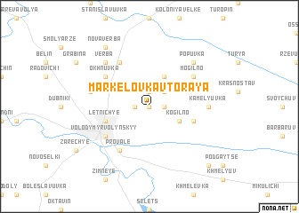 map of Markelovka Vtoraya