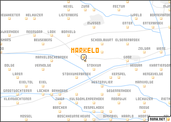 map of Markelo