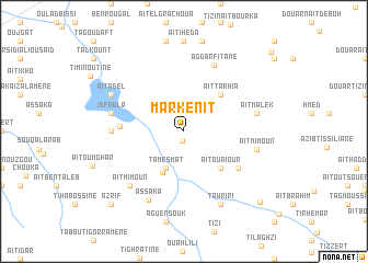 map of Markenit