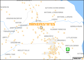 map of Marker Estates